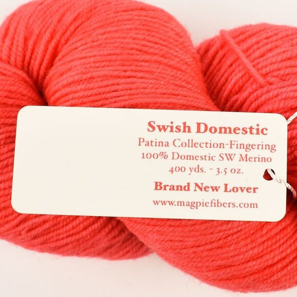 Magpie Swish Domestic Fingering Yarn 100% SW Merino Wool Brand New Lover - Picture 3 of 3